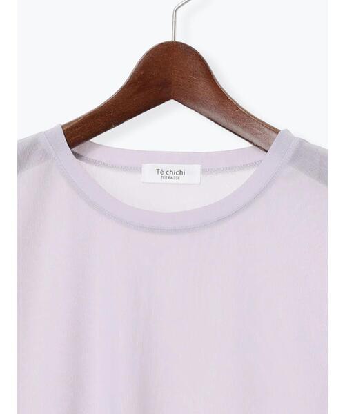 Te chichi TERRASSE（テチチテラス）の「長袖シアートップス《2025autumn catalog item》（Tシャツ/カットソー・レディース・オフホワイト/グレー/ブラック・F）」の17枚目の写真