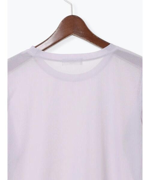 Te chichi TERRASSE（テチチテラス）の「長袖シアートップス《2025autumn catalog item》（Tシャツ/カットソー・レディース・オフホワイト/グレー/ブラック・F）」の20枚目の写真