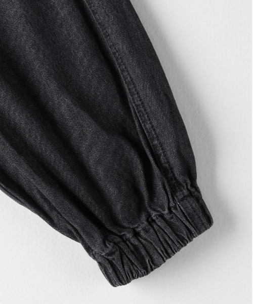BACK NUMBER（バックナンバー）の「【BACK NUMBER】デニムフードシャツ (洗練デザイン / シンプルカジュアル / 女性らしさ)（シャツ/ブラウス・レディース・ブラック/グレー・M/L）」の6枚目の写真