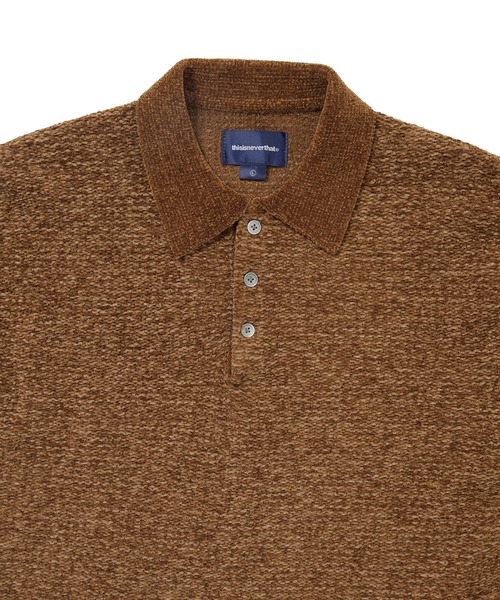 thisisneverthat(ディスイズネバーザット)の「Velvet Knit Polo(ニット/セーター・メンズ・グリーン/ピンク系その他/ブラウン/チャコール・M/L/XL/S)」の7枚目の写真
