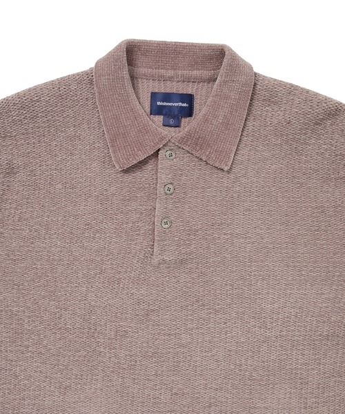 thisisneverthat(ディスイズネバーザット)の「Velvet Knit Polo(ニット/セーター・メンズ・グリーン/ピンク系その他/ブラウン/チャコール・M/L/XL/S)」の11枚目の写真