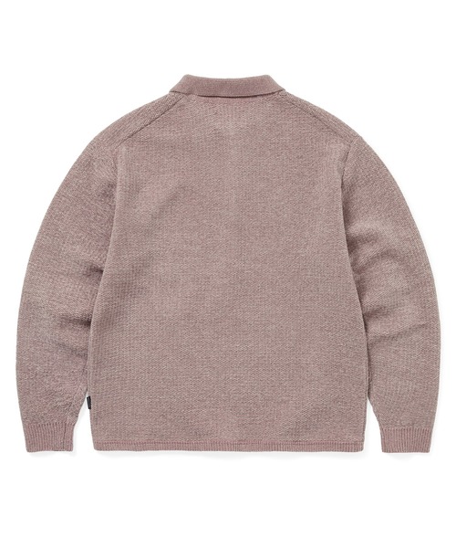 thisisneverthat(ディスイズネバーザット)の「Velvet Knit Polo(ニット/セーター・メンズ・グリーン/ピンク系その他/ブラウン/チャコール・M/L/XL/S)」の12枚目の写真