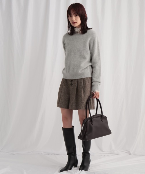 mysty woman（ミスティウーマン）の「シグネチャーボストンBAG 601608（トートバッグ・レディース・ブラック/ダークブラウン・FREE）」の17枚目の写真