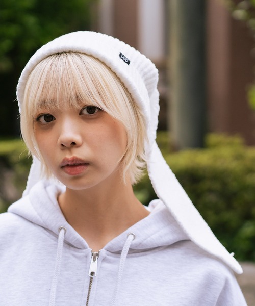 Lee（リー）の「【Lee/リー】ウサミミニットキャップ（ニットキャップ/ビーニー・メンズ・ブラック/ホワイト・FREE）」の13枚目の写真