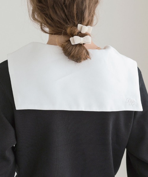 DONOBAN（ドノバン）の「セーラーカラーニット（ニット/セーター・レディース・ブラック/グレー・ONE）」の17枚目の写真