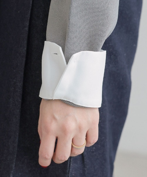 DONOBAN（ドノバン）の「セーラーカラーニット（ニット/セーター・レディース・ブラック/グレー・ONE）」の19枚目の写真