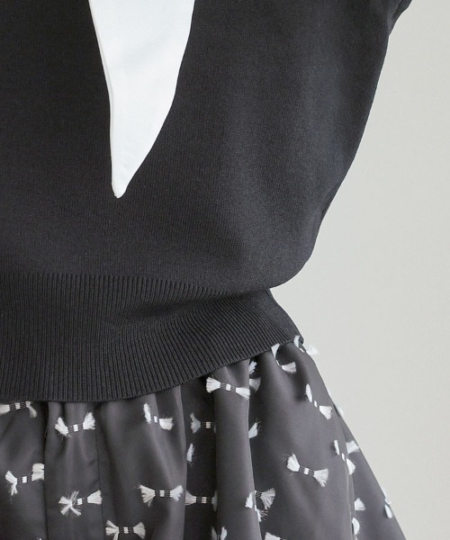 DONOBAN（ドノバン）の「セーラーカラーニット（ニット/セーター・レディース・ブラック/グレー・ONE）」の20枚目の写真