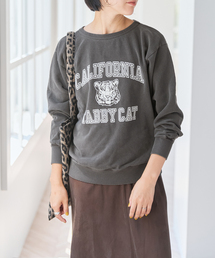 新品スピックアンドスパン バルーンスリーブ ロゴスウェットプルオーバー　ネイビー 新品スピックアンドスパン バルーンスリーブ ロゴスウェットプル