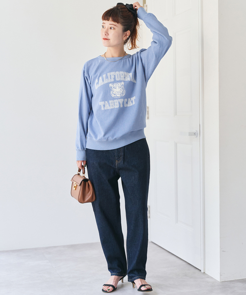 セール】Mixta/ミクスタ クルーネック スウェット セットイン