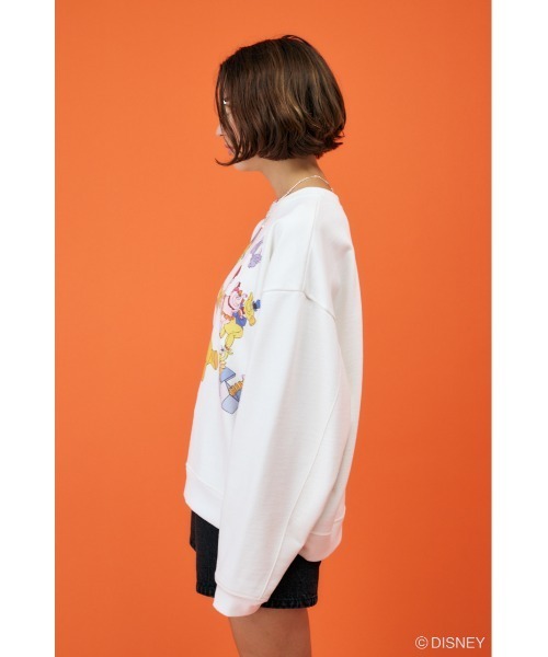 Disney SERIES CREATED by MUS（ディズニーシリーズクリエイテッドバイエムユーエス）の「MD OT DREAMER STORY プルオーバー / POOH（スウェット・レディース・オレンジ/ブラック/オフホワイト・FREE）」の10枚目の写真