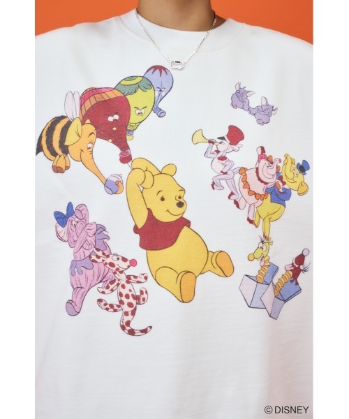 Disney SERIES CREATED by MUS（ディズニーシリーズクリエイテッドバイエムユーエス）の「MD OT DREAMER STORY プルオーバー / POOH（スウェット・レディース・オレンジ/ブラック/オフホワイト・FREE）」の12枚目の写真