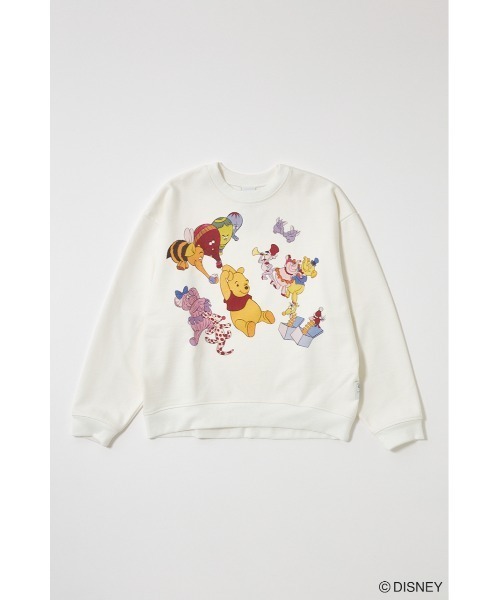 Disney SERIES CREATED by MUS（ディズニーシリーズクリエイテッドバイエムユーエス）の「MD OT DREAMER STORY プルオーバー / POOH（スウェット・レディース・オレンジ/ブラック/オフホワイト・FREE）」の17枚目の写真