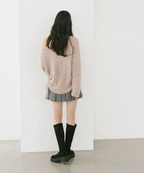 Heather（ヘザー）の「ベルト付きアソートプリーツミニスカート　608009（スカート・レディース・ブラック系その他/グレー/ブラック/ベージュ/グレー系/アイボリー/ベージュ系その他・S/M）」の15枚目の写真