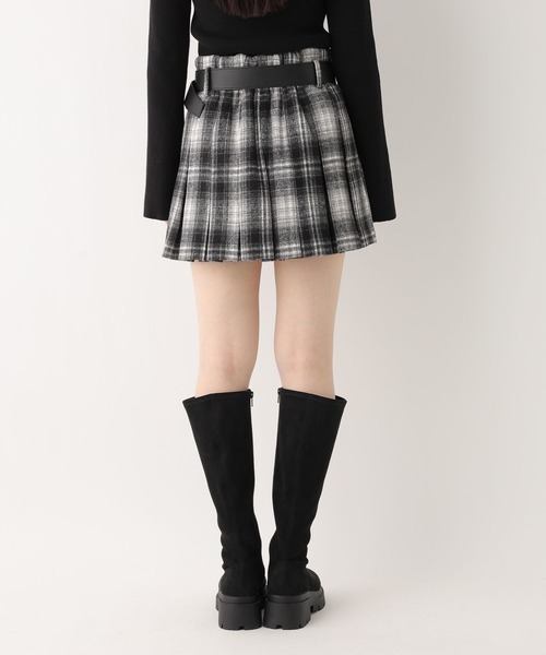 Heather（ヘザー）の「ベルト付きアソートプリーツミニスカート　608009（スカート・レディース・ブラック系その他/グレー/ブラック/ベージュ/グレー系/アイボリー/ベージュ系その他・S/M）」の9枚目の写真