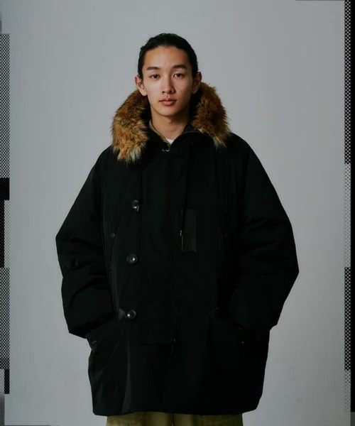 FACETASM】N-2B PARKA / ブラック [JOO-CO-M01]（ダウンジャケット
