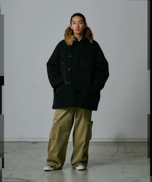 FACETASM】N-2B PARKA / ブラック [JOO-CO-M01]（ダウンジャケット