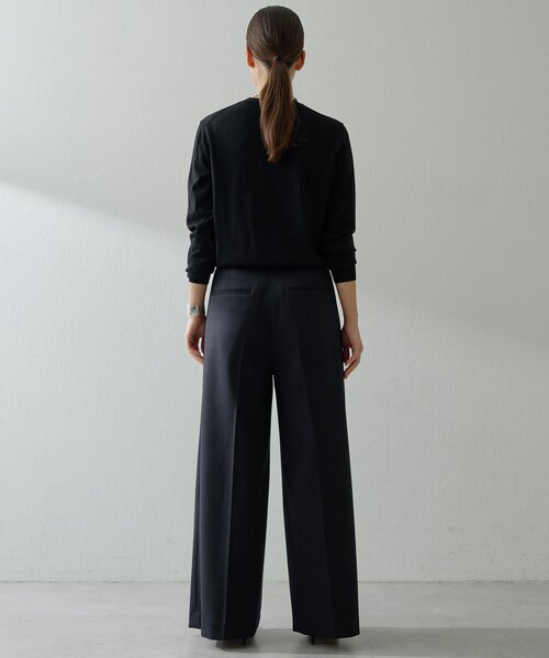 Whim Gazette（ウィムガゼット）の「ワイドタックパンツ（その他パンツ・レディース・ブラック/グレイッシュベージュ・38/36）」の15枚目の写真