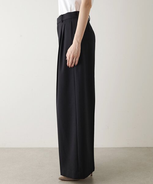 Whim Gazette（ウィムガゼット）の「ワイドタックパンツ（その他パンツ・レディース・ブラック/グレイッシュベージュ・38/36）」の19枚目の写真