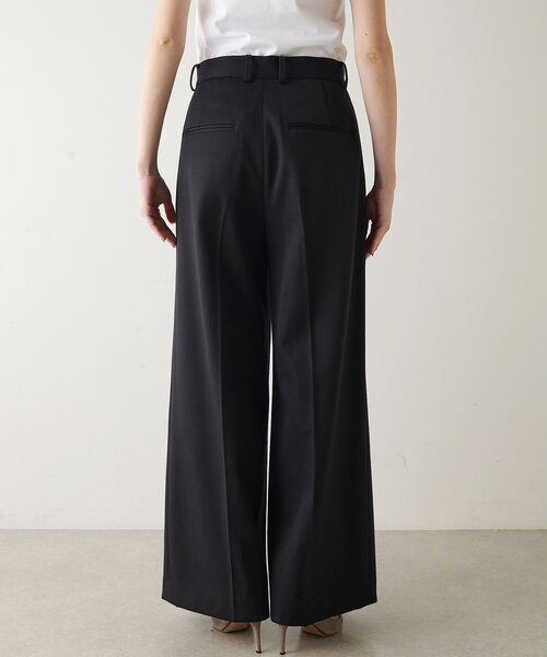 Whim Gazette（ウィムガゼット）の「ワイドタックパンツ（その他パンツ・レディース・ブラック/グレイッシュベージュ・38/36）」の20枚目の写真