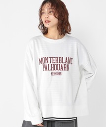 studio CLIP | 裏毛アソートロゴプルオーバー(スウェット)