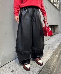 SOUNDSGOOOOD | 【SOUNDS GOOOOD】フリンジレザーパンツ(その他パンツ)