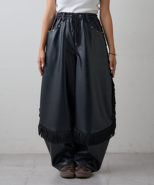 SOUNDSGOOOOD（サウンズグッド）の「【SOUNDS GOOOOD】フリンジレザーパンツ（その他パンツ・メンズ・ブラック・ONE SIZE）」の13枚目の写真