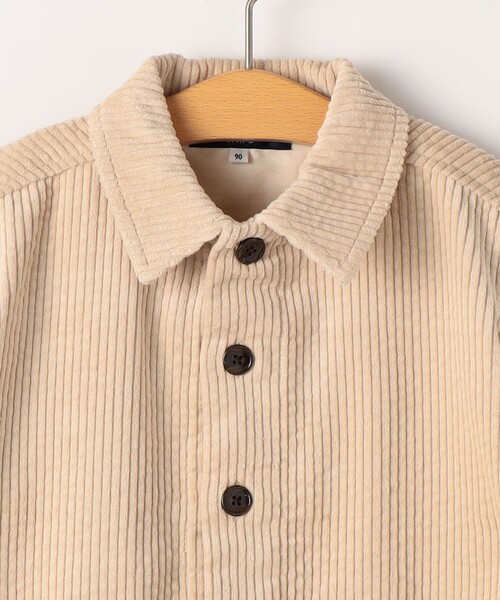 SHIPS（シップス）の「SHIPS KIDS:90m /コーデュロイ シャツ アウター（シャツ/ブラウス・キッズ・アイボリー・90）」の7枚目の写真