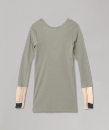 TOGA PULLA | TOGA PULLA Tereko long sleeve Forget me nots SP fmn TP252-JK542(Tシャツ/カットソー)