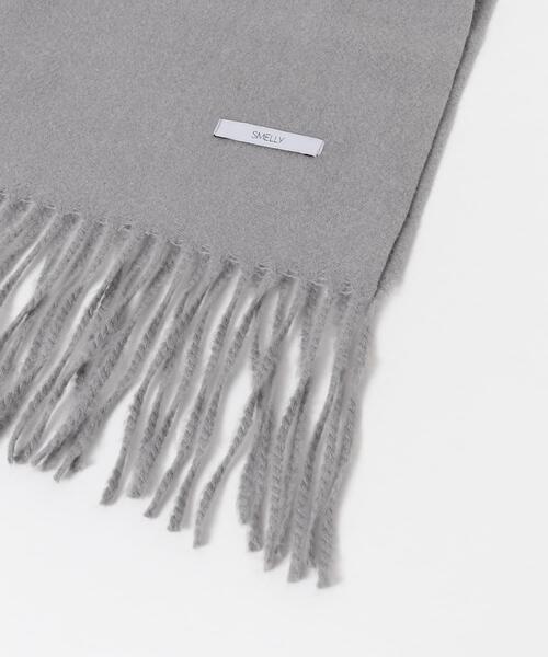 SMELLY（スメリー）の「ムジシンプルマフラー（マフラー・レディース・ブルー/グレー/ブラック/イエロー/モカ・-）」の13枚目の写真