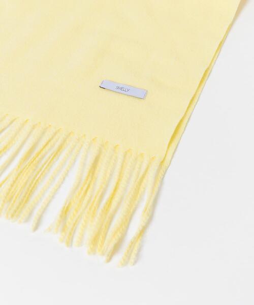 SMELLY（スメリー）の「ムジシンプルマフラー（マフラー・レディース・ブルー/グレー/ブラック/イエロー/モカ・-）」の21枚目の写真