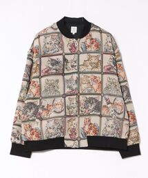 JUGLANS（ユグランス）の「【Revo./レヴォ】ゴブラン総柄織り ジップアップブルゾン（ブルゾン）」