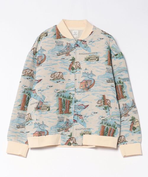 Revo.(レボ)の「【Revo./レヴォ】ゴブラン総柄織り ジップアップブルゾン(ブルゾン・メンズ・A/B/E/D/C・M/L)」の4枚目の写真