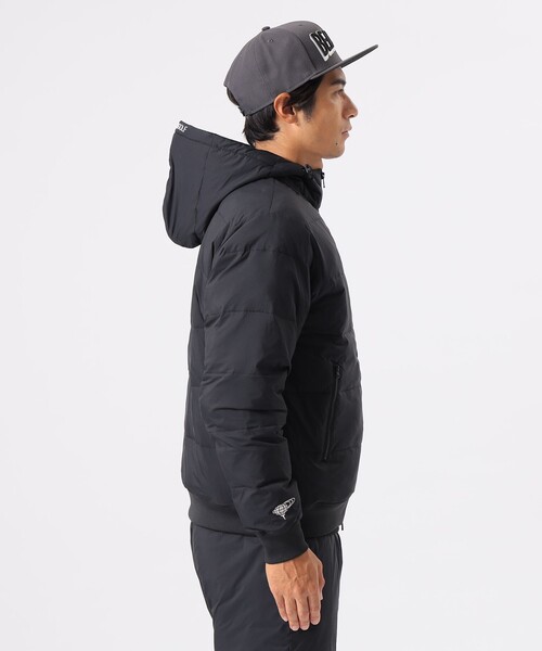 BEAMS GOLF（ビームスゴルフ）の「▲〈MEN〉ORANGE LABEL / レオフィール（Ｒ）裏フリース 中綿ブルゾン（ブルゾン・メンズ・ブラック/ホワイト・MEDIUM/LARGE/X-LARGE/SMALL）」の9枚目の写真