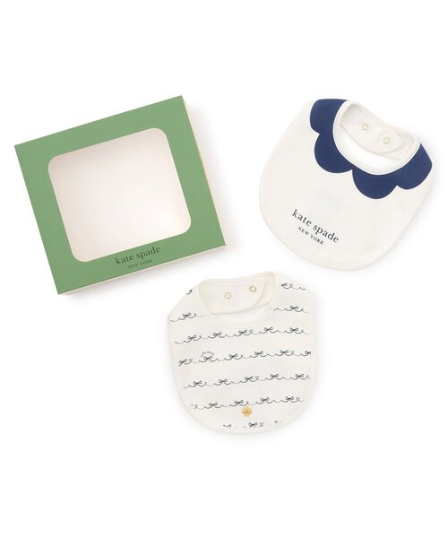 kate spade new york kids(ケイトスペードニューヨーク)の「【BOXつき】ボウスタイBOXセット(ベビーギフト・キッズ・ピンク/ネイビー・F)」の2枚目の写真