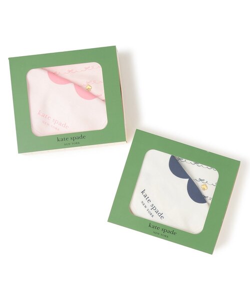 kate spade new york kids(ケイトスペードニューヨーク)の「【BOXつき】ボウスタイBOXセット(ベビーギフト・キッズ・ピンク/ネイビー・F)」の8枚目の写真