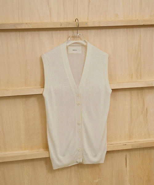 TODAYFUL(トゥデイフル)の「TODAYFUL Tencelsilk Knit Vest テンセルシルクニットベスト/12610517(ベスト・レディース・キナリ/ダークブラウン・ONE SIZE)」の7枚目の写真