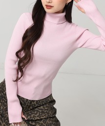 ANAP（アナップ）の「タトールネック リブ ニット トップス（ニット/セーター・レディース）」