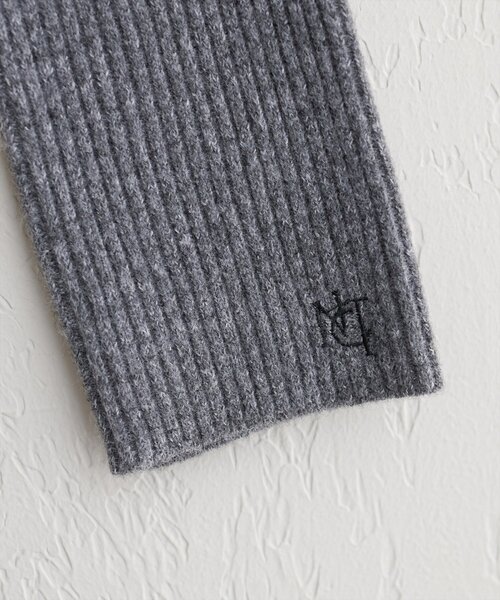 natural couture（ナチュラルクチュール）の「ワンポイント刺繍タートルリブニット（ニット/セーター・レディース・ブラック/グレー/オフホワイト/レッド/イエロー・FREE）」の20枚目の写真