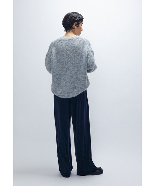 1er Arrondissement(プルミエアロンディスモン)の「ベロアワイドパンツ(その他パンツ・レディース・ブルー系その他3/モカ・38/36)」の6枚目の写真