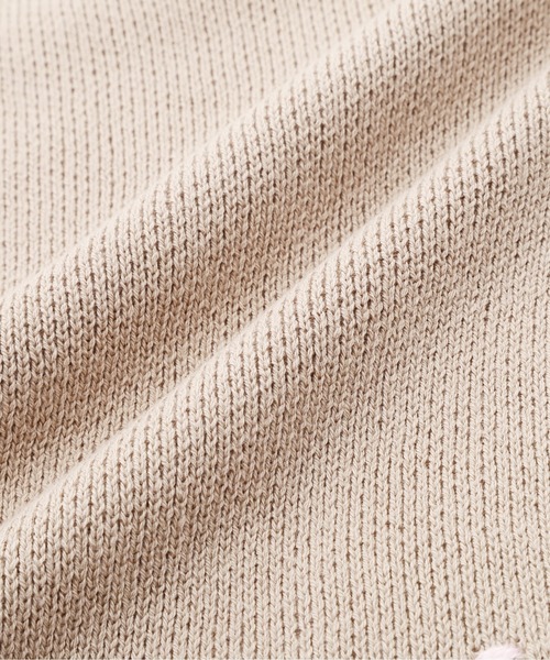 BEAVER（ビーバー）の「B omnivore/ビーオムニボー　HAND STITCH CREWNECK KNIT ハンドステッチクルーネックニット（ニット/セーター・メンズ・サックスブルー/ブラック/ベージュ・M/L）」の12枚目の写真