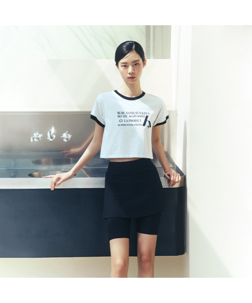 LAP（ラップ）の「ミニスカートレギンスパンツ AR2WP464（その他パンツ・レディース・ブラック・FREE）」の3枚目の写真