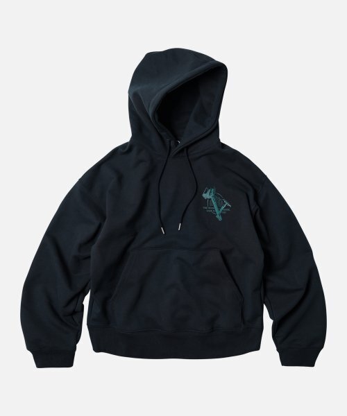 FRIZMWORKS(フリズムワークス)の「RAZOR BLADE HOODY _ NAVY(パーカー・メンズ・その他・MEDIUM)」の1枚目の写真