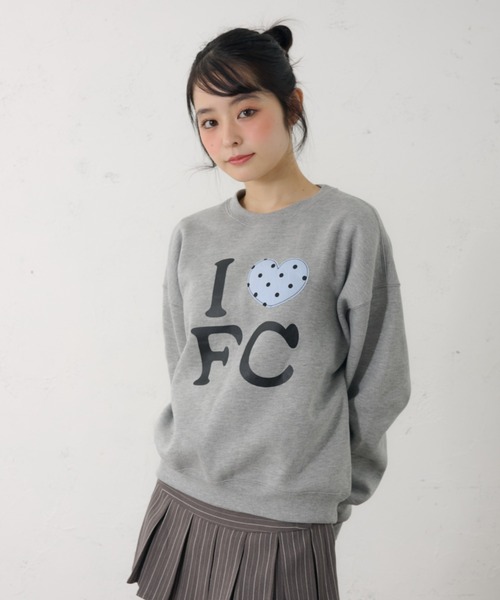 FCMM(エフシーエムエム)の「【日本限定】I LOVE FC SWEAT / アイラブFCスウェット(スウェット・レディース・ネイビー/グレー/ブラック・MEDIUM/SMALL)」の1枚目の写真