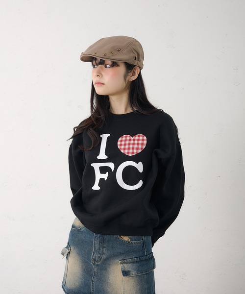 FCMM(エフシーエムエム)の「【日本限定】I LOVE FC SWEAT / アイラブFCスウェット(スウェット・レディース・ネイビー/グレー/ブラック・MEDIUM/SMALL)」の4枚目の写真