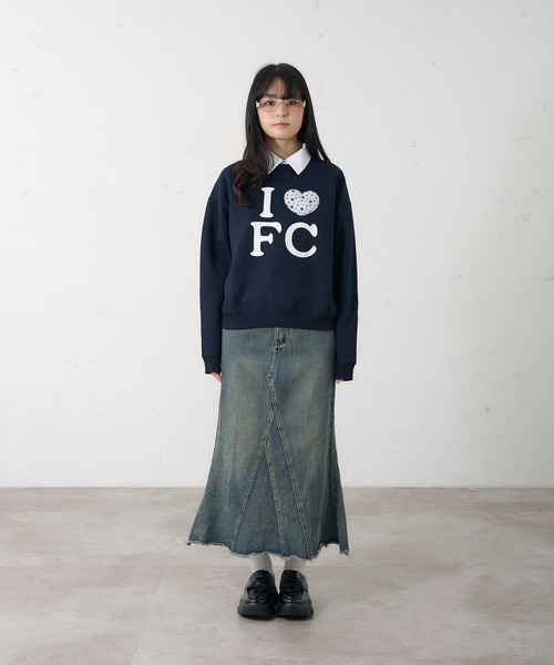 FCMM(エフシーエムエム)の「【日本限定】I LOVE FC SWEAT / アイラブFCスウェット(スウェット・レディース・ネイビー/グレー/ブラック・MEDIUM/SMALL)」の18枚目の写真