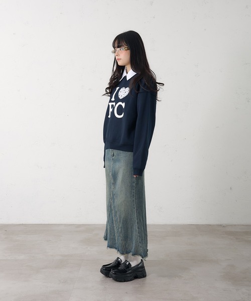 FCMM(エフシーエムエム)の「【日本限定】I LOVE FC SWEAT / アイラブFCスウェット(スウェット・レディース・ネイビー/グレー/ブラック・MEDIUM/SMALL)」の19枚目の写真