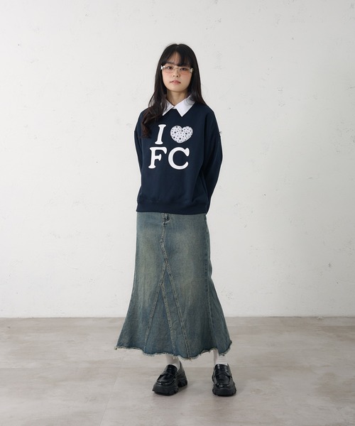FCMM(エフシーエムエム)の「【日本限定】I LOVE FC SWEAT / アイラブFCスウェット(スウェット・レディース・ネイビー/グレー/ブラック・MEDIUM/SMALL)」の21枚目の写真