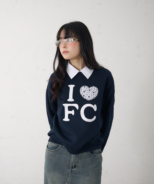 FCMM(エフシーエムエム)の「【日本限定】I LOVE FC SWEAT / アイラブFCスウェット(スウェット・レディース・ネイビー/グレー/ブラック・MEDIUM/SMALL)」の14枚目の写真