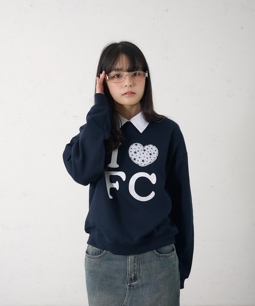 FCMM(エフシーエムエム)の「【日本限定】I LOVE FC SWEAT / アイラブFCスウェット(スウェット・レディース・ネイビー/グレー/ブラック・MEDIUM/SMALL)」の15枚目の写真