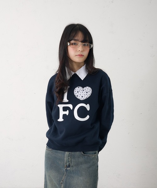 FCMM(エフシーエムエム)の「【日本限定】I LOVE FC SWEAT / アイラブFCスウェット(スウェット・レディース・ネイビー/グレー/ブラック・MEDIUM/SMALL)」の16枚目の写真